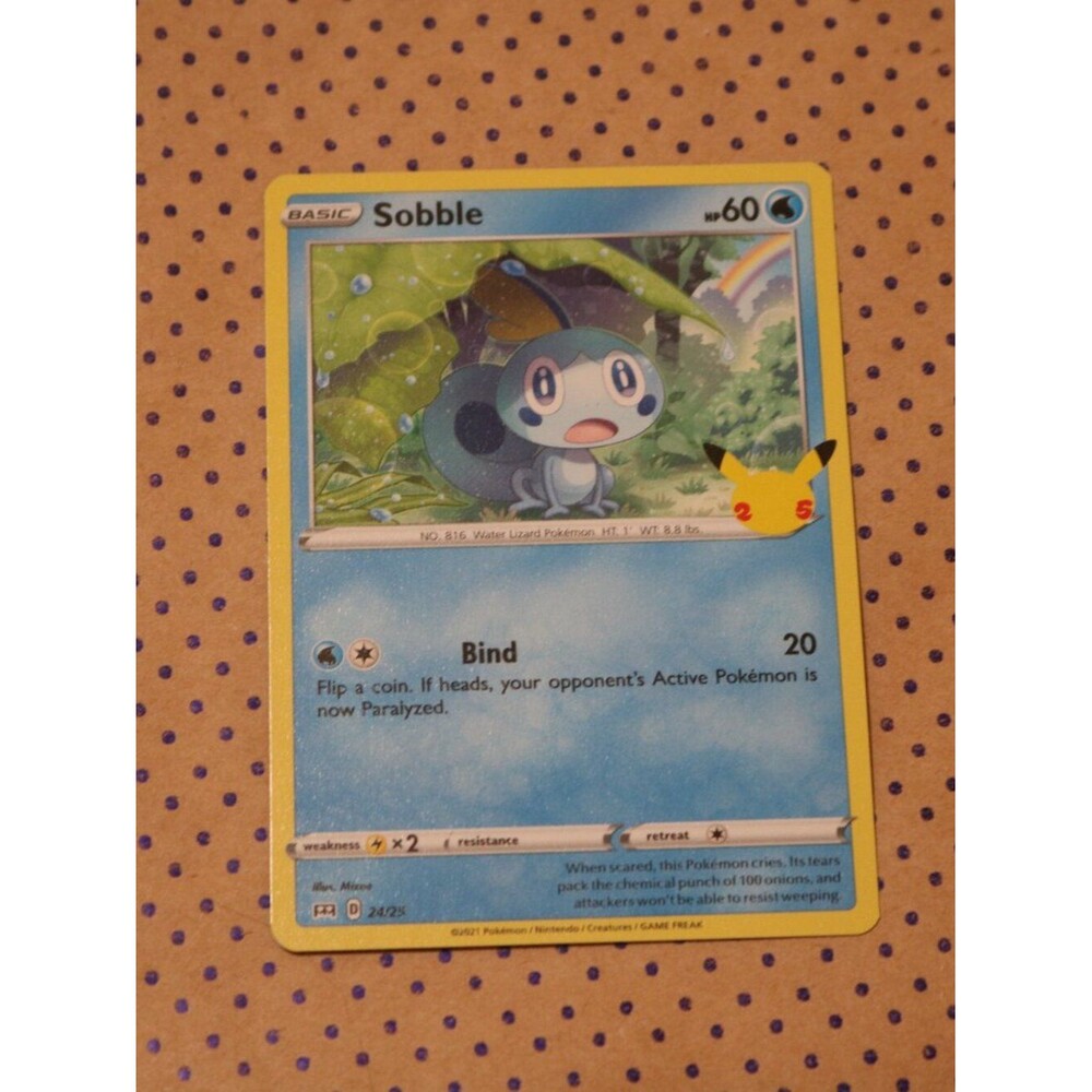 Sobble 24/25 Pokemon Card (2021)
